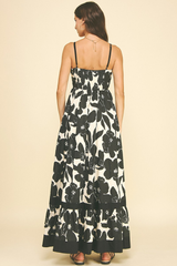 Tara maxi dress in black