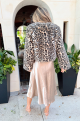 Sasha animal print jacket