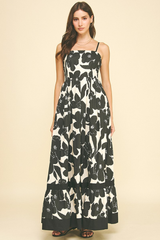 Tara maxi dress in black