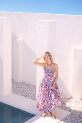 Nessa midi dress