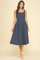 Sutton dress in navy