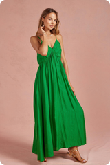 Lauren maxi dress in green