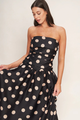 Avery polka dot dress
