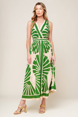 Alice maxi dress in green