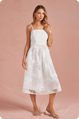 Quinn dress in white