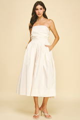 Kathleen dress in white