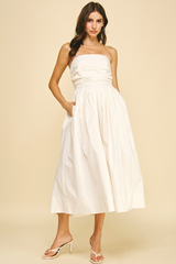 Kathleen dress in white