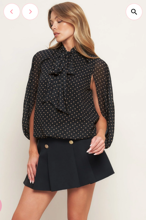 Sophie polka blouse