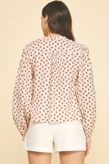 Pippa printed blouse