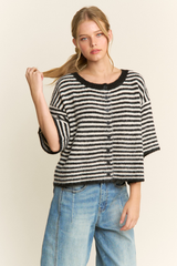 Veda stripe cardigan