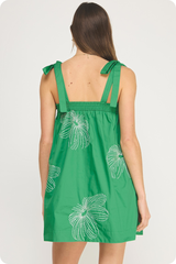 Katie dress in green