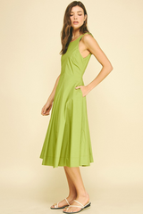 Michelle dress in matcha