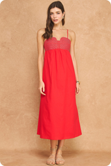 Hope maxi in red