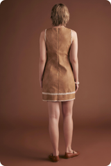 Maya crochet detail mini dress