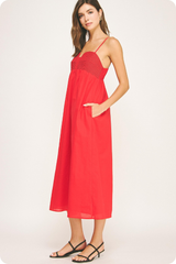 Hope maxi in red
