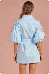 Emma dress in blue