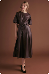 Phoebe maxi in mocha