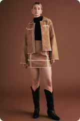 Jane crochet detail jacket