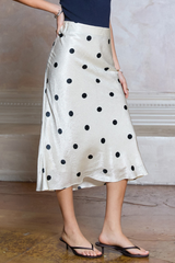Audrey polka dot skirt