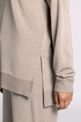 Nina pullover in taupe