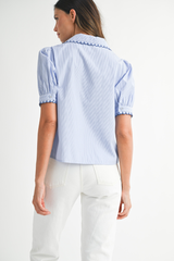 Ada blouse in blue