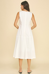 Sammie dress in white