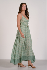 Tinsley maxi dress in green