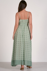 Tinsley maxi dress in green