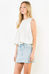 Jackie top in white