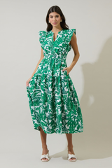 Josie dress in green