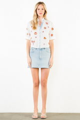 Claudia embroidered blouse