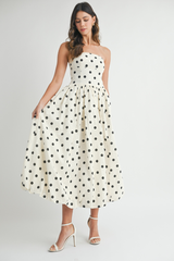 Peyton polka dot dress