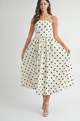 Peyton polka dot dress