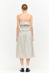 Elena dress in cream