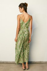 Meri palm print maxi