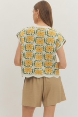 Collette top in citrus