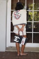 Anchor sweater in off white