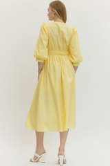 Danielle dress in yellow