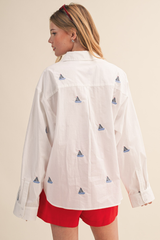Farris sailboat blouse