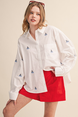 Farris sailboat blouse