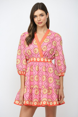 Remy mini dress in pink