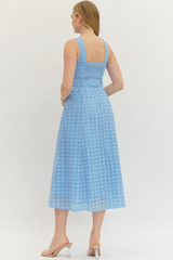 Eliza dress in blue