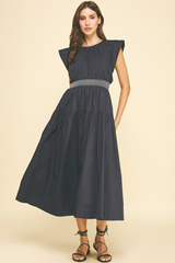 Donna maxi dress in navy