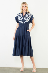 Tinsley dress in Navy