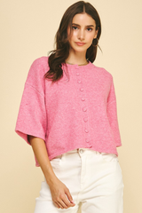 Collins sweater in pink