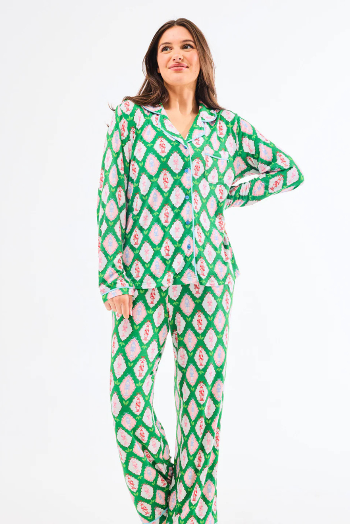 Nutcracker PJ pant in green