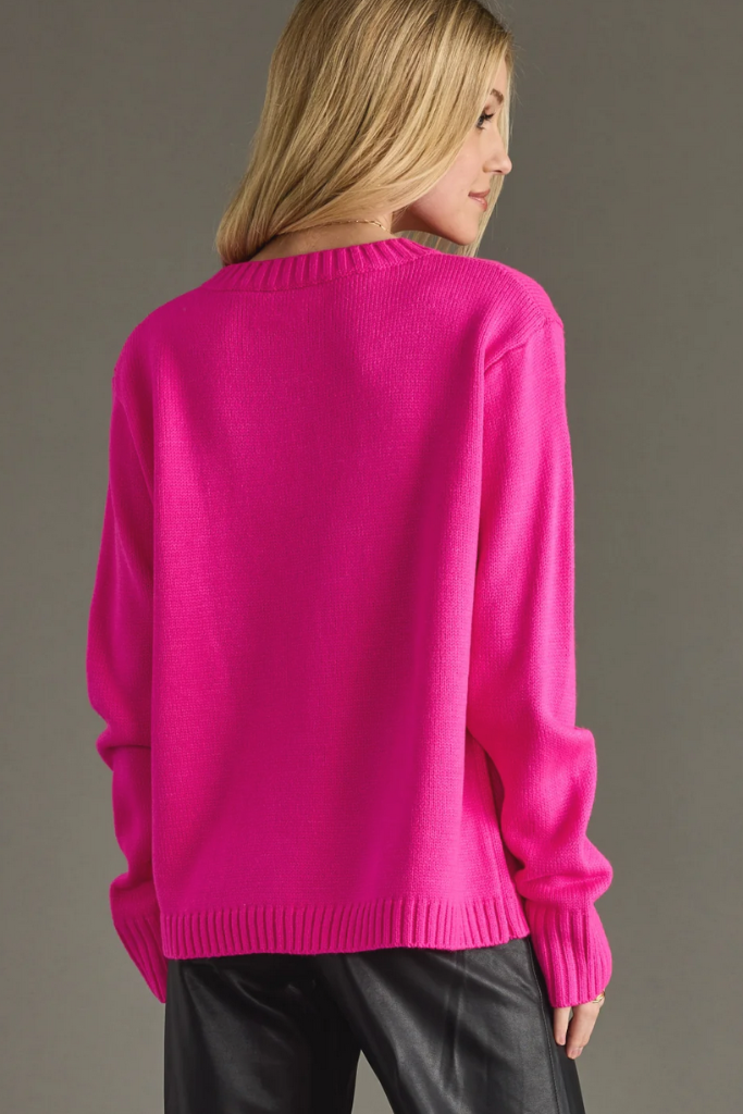 Ski Sweater in Pink