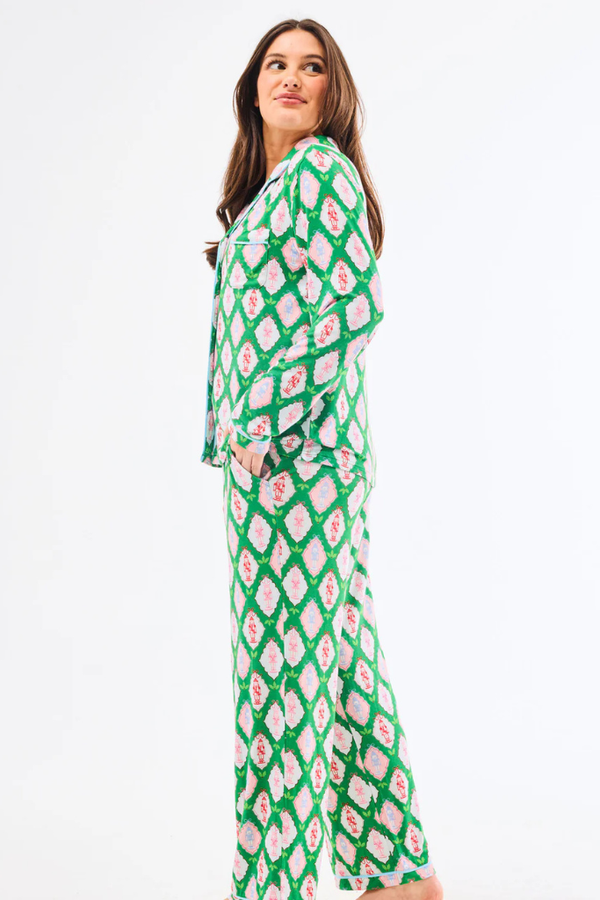 Nutcracker PJ pant in green