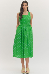 Tori dress in green