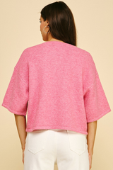 Collins sweater in pink